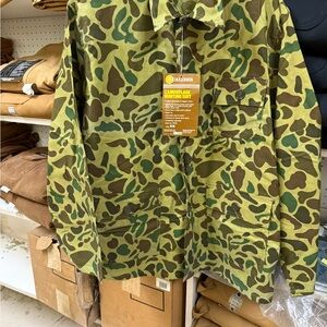 Vintage Green Camouflage Hunting Shirt/Jacket